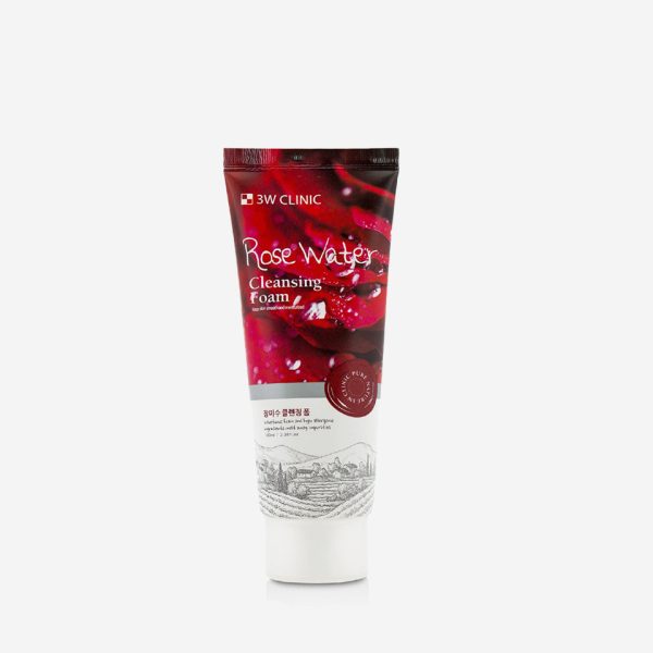 3W Clinic Rose Water Cleansing Foam – 100ml