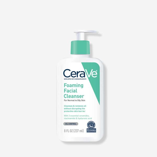 CeraVe Foaming Cleanser (Normal to Oily) – 236ml
