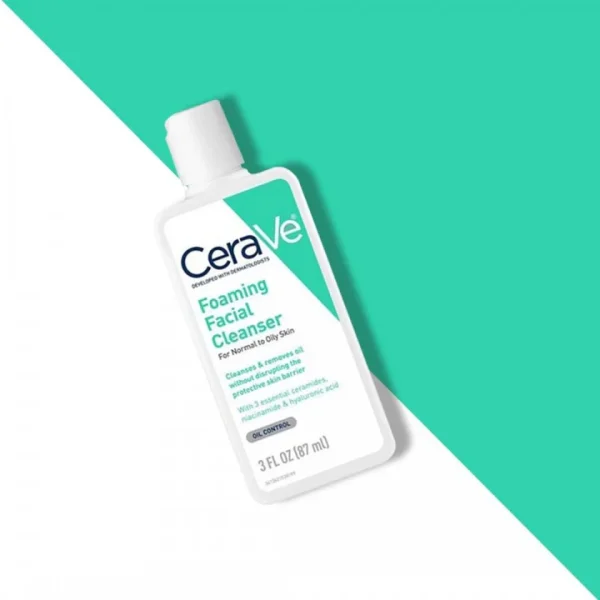 Cerave Foaming Facial Cleanser (Normal to Oily) – 87ml