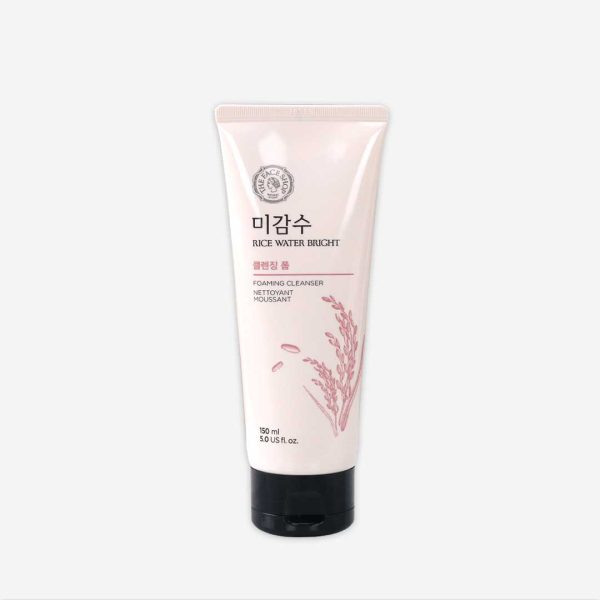 The face shop rice water bright cleansing foam – 150ml