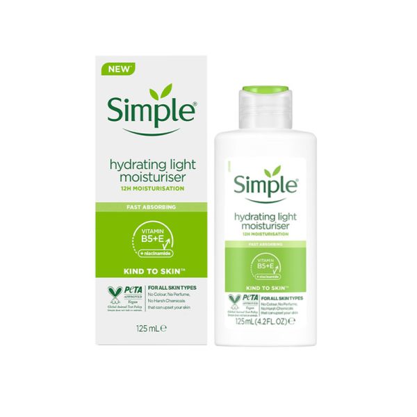 Simple Kind To Skin Hydrating Light Moisturiser – 125ml
