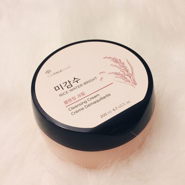 The face shop rice water bright cleansing cream – 200ml
